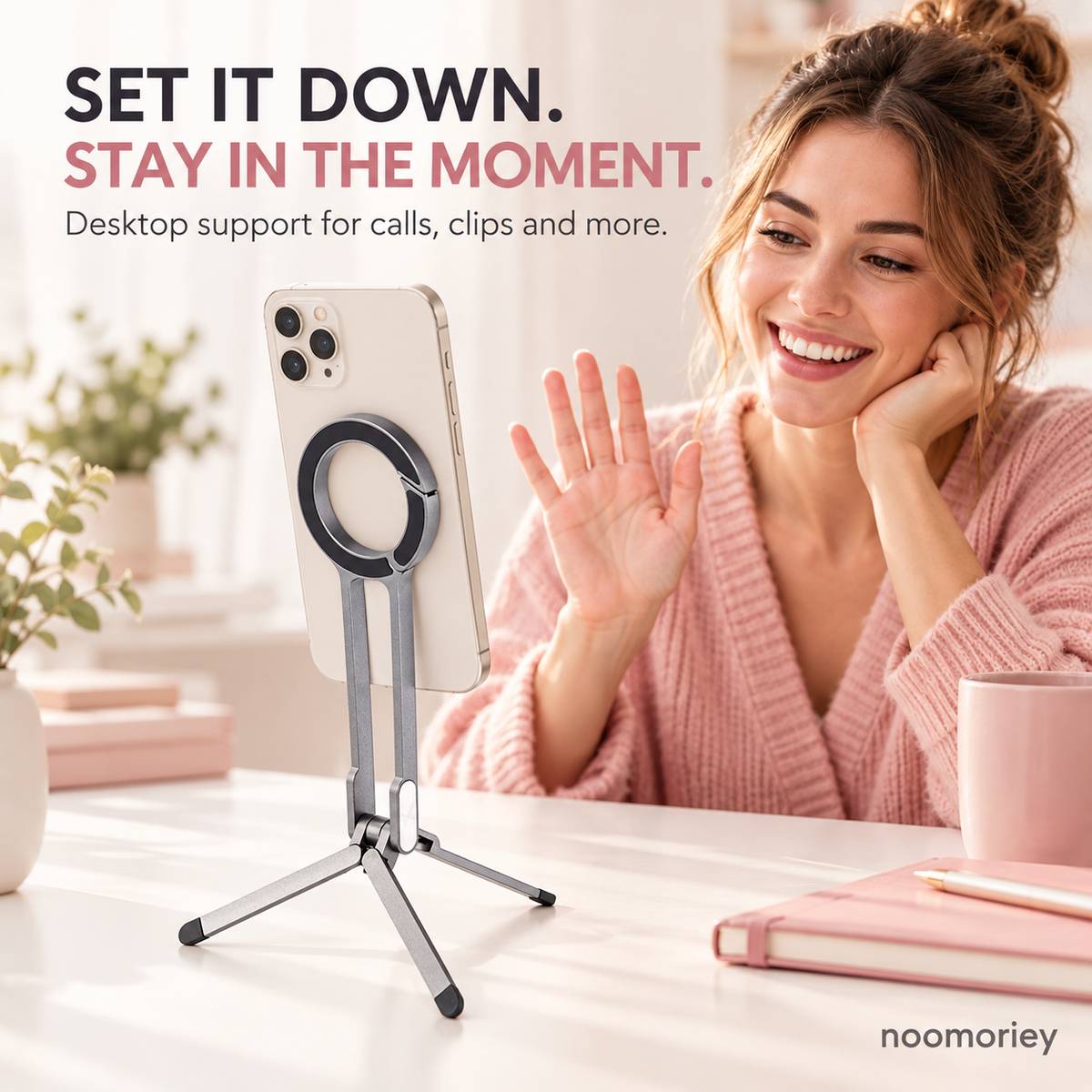 🧲 Foldable Magnetic Phone Stand & Selfie Grip