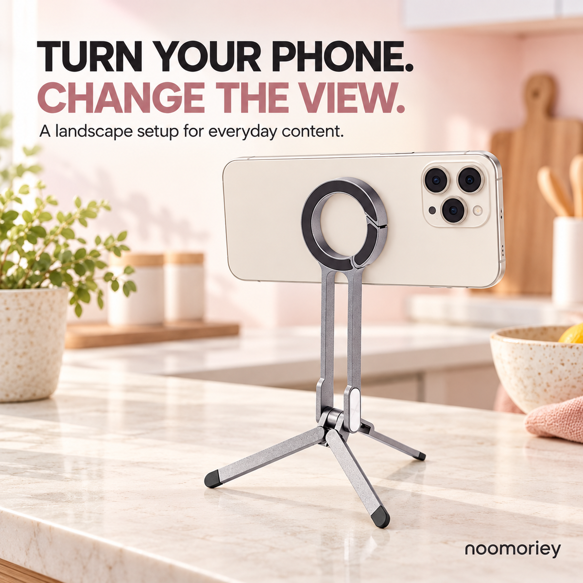 🧲 Foldable Magnetic Phone Stand & Selfie Grip