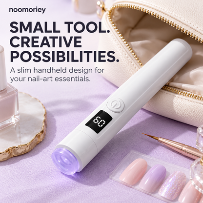 💅 Silicone Nail Art Stamper with LED Curing Light