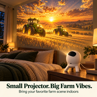 🚜 Tractor & Farm Scene Room Projector – Wall & Ceiling Décor for Tractor Lovers