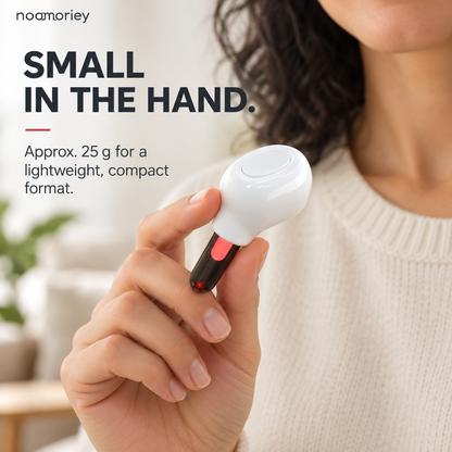 660nm Red Light Ear Device – Compact, Lightweight Design with 7-Minute Auto Shutoff