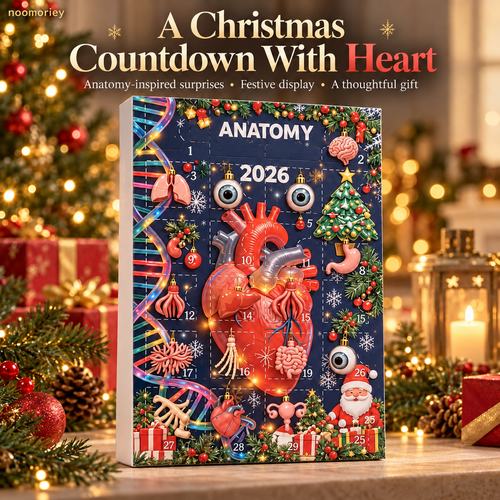 🎄 Anatomy Christmas Advent Calendar – Unique Organ-Shaped Ornaments & Holiday Surprises for Nurses, Medical Students & Science Lovers ！！！🎁