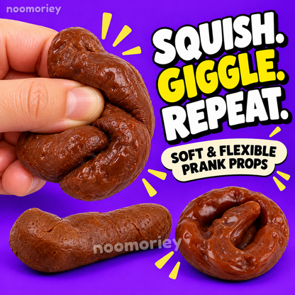 💩 7-Piece Realistic Fake Poop Prank Set – Big Laughs, Epic Reactions & a Hilarious Gag Gift 😂