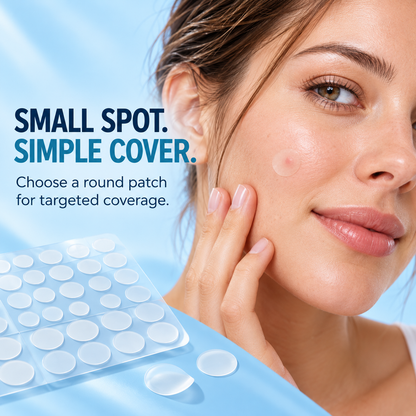 ✨ Hydrocolloid Pimple Patch Kit – 312/609 Patches, 7 Sizes for Small & Large Areas