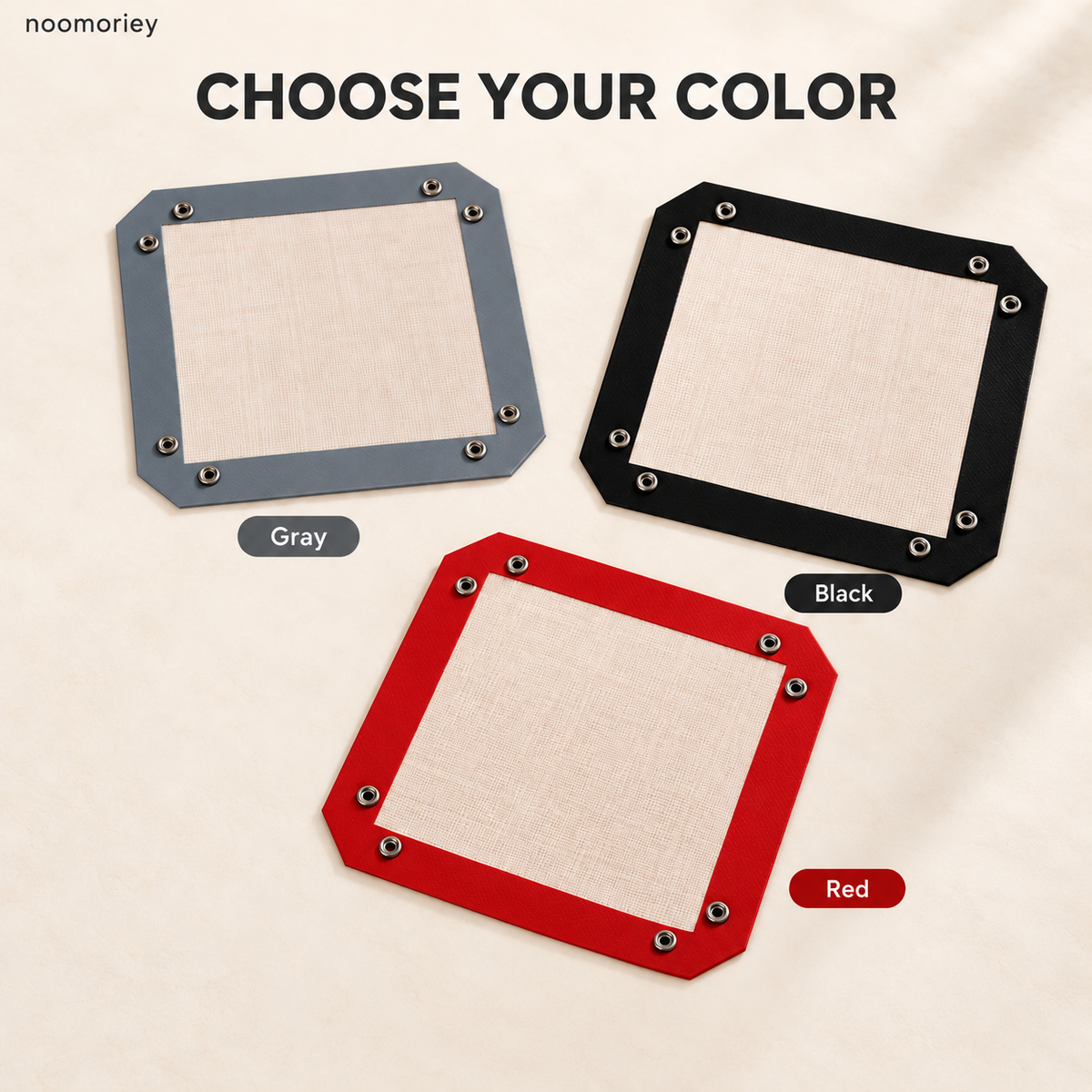 Foldable Nonstick Silicone Baking Tray Liner with Snap-Up Corners