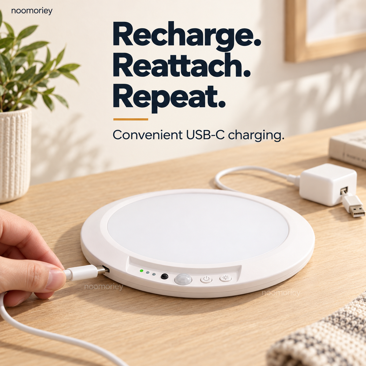 Rechargeable Motion Sensor Ceiling Lamp