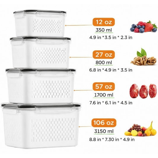 Selyn™ Fruit & Vegetable Storage Box Set (4-Count🍒🥝Free Shipping)