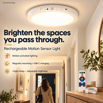 Rechargeable Motion Sensor Ceiling Lamp