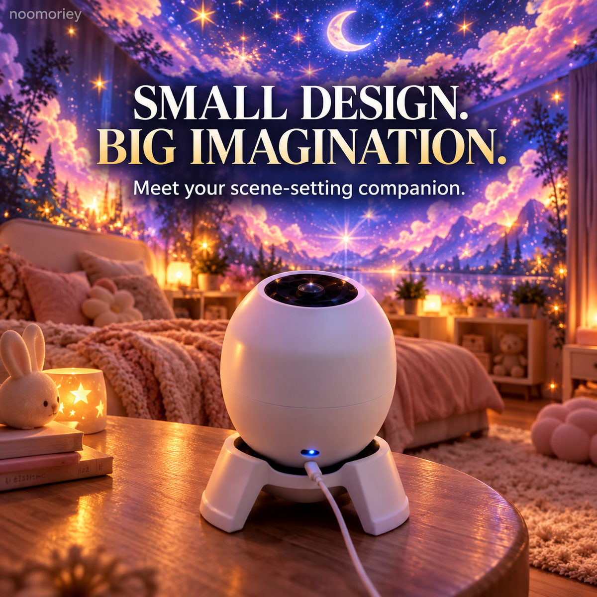 ✨ Egg-Shaped Ambient Projector – A Little Light, A World of Wonder