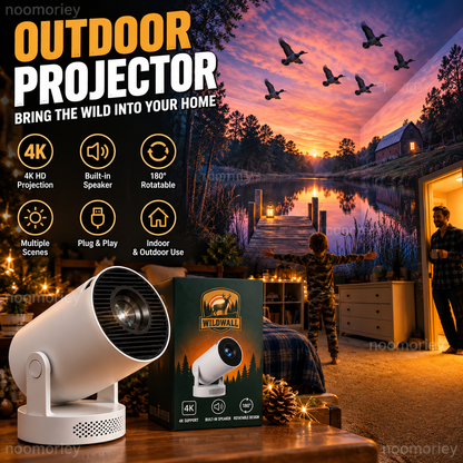 🏕️ Wildscape™ Nature Projector – Transform Any Room Into A Magical Outdoor Escape
