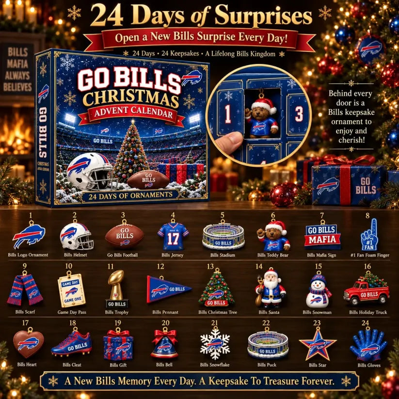 🦬🎁 24 Days of Buffalo Bills Christmas – The Ultimate Fan Countdown