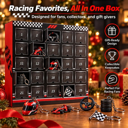 🏁 RaceGrid™ 25-Day Formula Racing Advent Calendar – Ultimate Christmas Countdown for Racing Fans