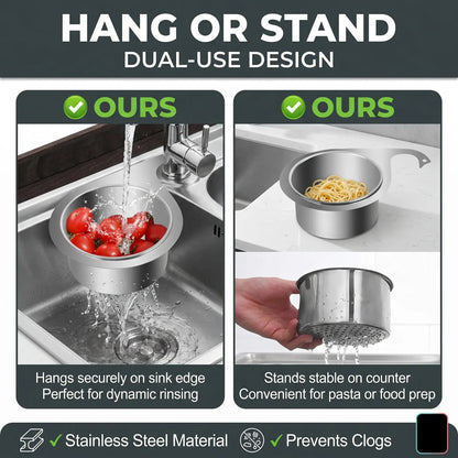 BUY 1 GET 1 FREE💧Stainless Steel Swan Sink Strainer Basket🦢💧