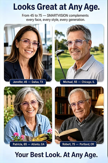 [Regain Your Youthful Vision] Smart Zoom Diamond-Cut Reading Glasses