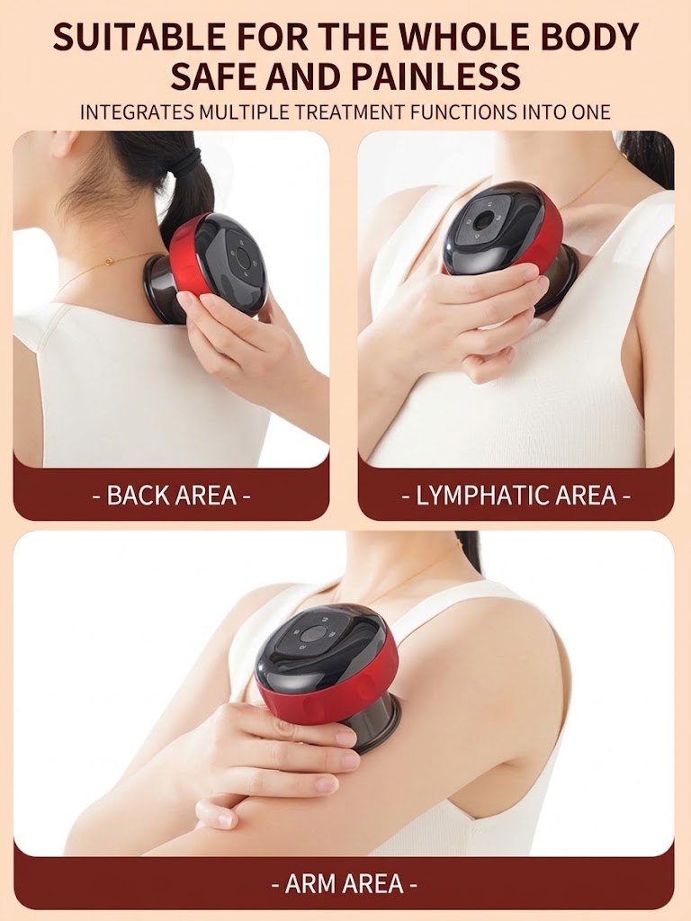 😩 Feeling Tight & Tense After a Long Day? 💆‍♀️ Enjoy a Convenient At-Home Cupping Experience with the Smart Cupper! ✨
