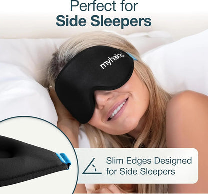 3D Blackout Sleep Mask - Lightweight, Lash Friendly and Zero Eye Pressure