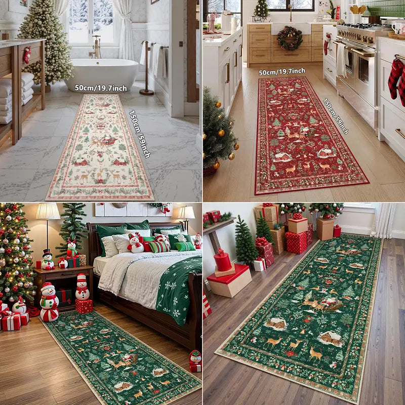 Christmas runner rug