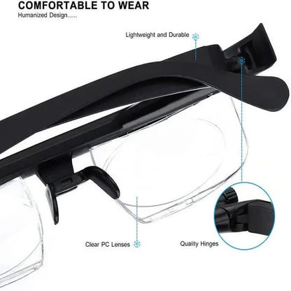 Adjustable Focus Glasses for Near and Far Sight 🔥