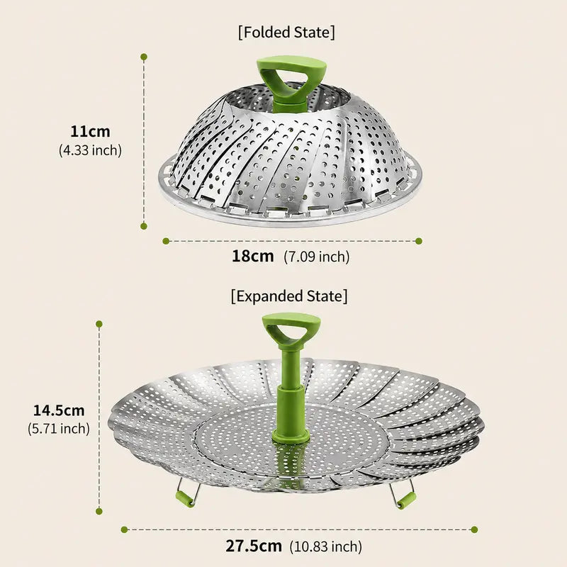 Stainless Steel Vegetable Steamer Basket