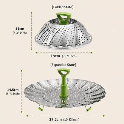 Stainless Steel Vegetable Steamer Basket