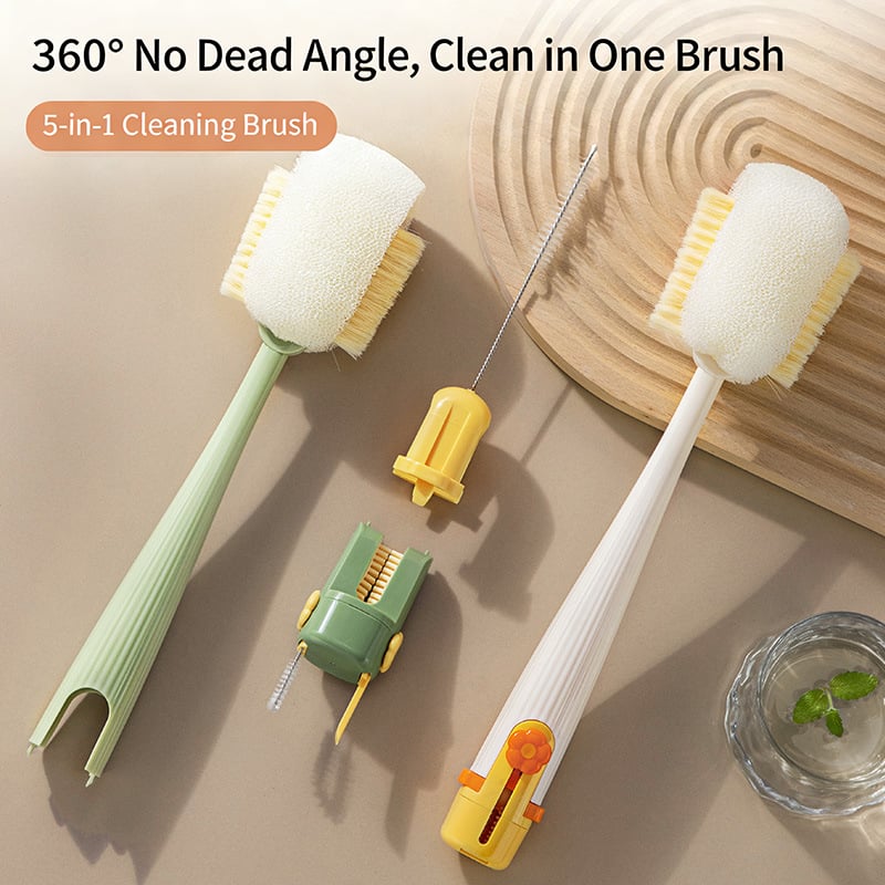 BUY 1 GET 1 FREE🧹5‑in‑1 Water Bottle Cleaner Brush✨