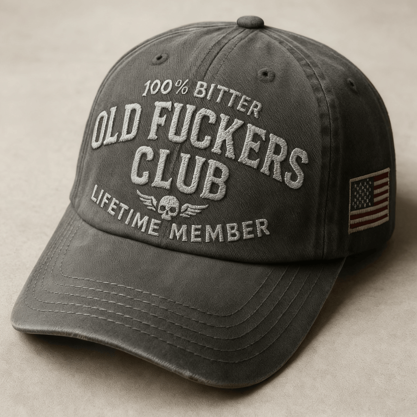 🔥 2026年买二送一🧢 展现你的态度！复古“老家伙俱乐部”帽子😎🔥 风格大胆，绝对是完美的搞怪礼物！🎁