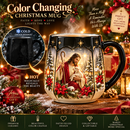 💫Christmas Magic Color-Changing Mug – Heat Reveal Holiday Gift🎁