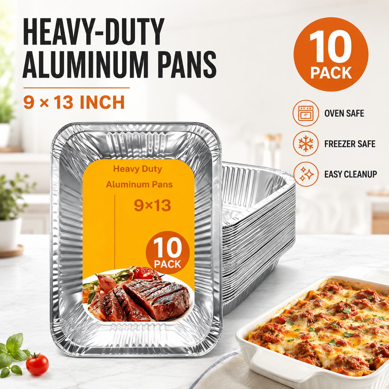 Aluminum Foil Pans 9x13 Disposable