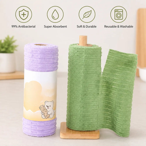 🔥Flash Sale 49% OFF✨ Tearable Reusable Cleaning Cloth Roll, Washable Absorbent Towels for Kitchen & Household Cleaning