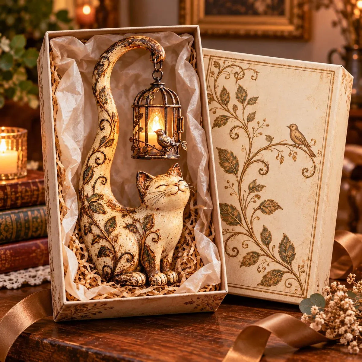 🏮 Little Guardian Lantern Figurines – A Cozy Glow for Any Corner (5 Styles)