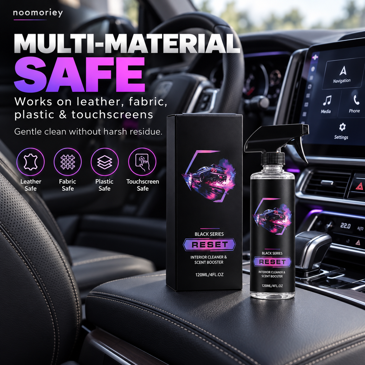 Car Interior Cleaner – Deep Clean, Restore & Protect