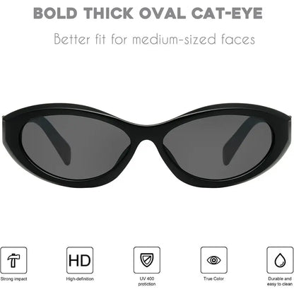 Women's Oval Cat Eye Sunglasses