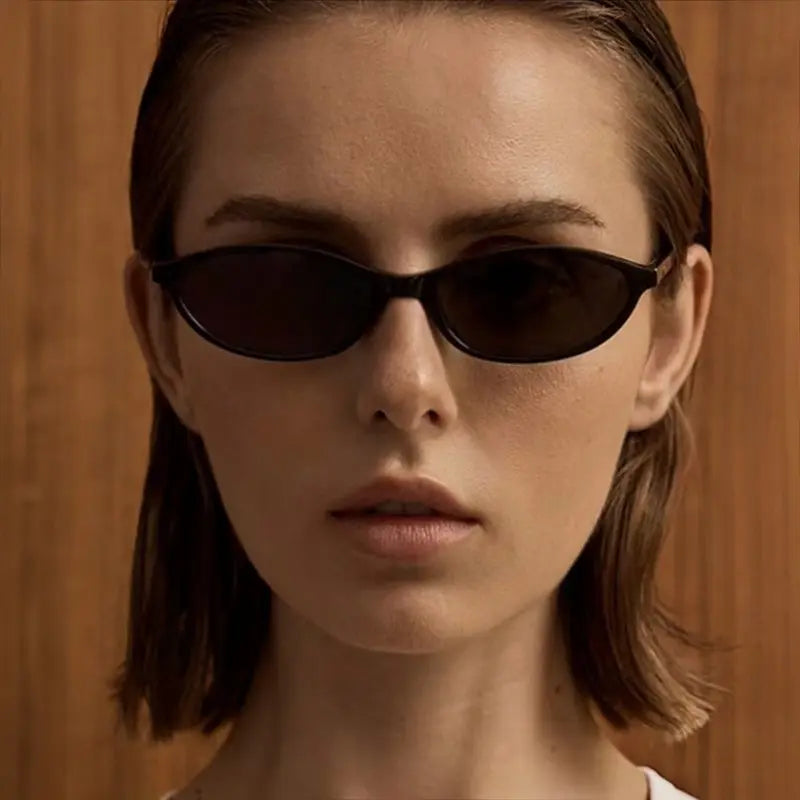 🕶️☀️3 PCS Retro Oval Sunglasses for Women Chic Cat Eye 90s Sunnies