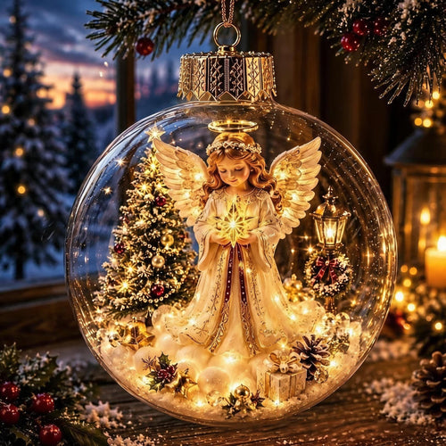 🎅Christmas Early Bird Sale🔥LAST DAY 50% OFF - 🎄Glowing Christmas Diorama Ornament – A Tiny Winter World in Your Hands
