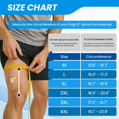 🦵 Copper Fiber Full-Leg Compression Sleeve – Unisex Support for Sports & Training