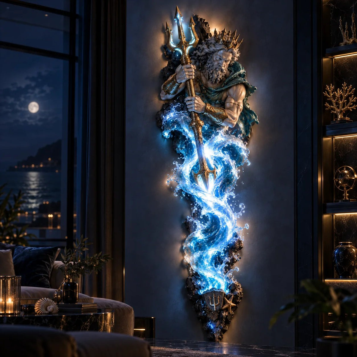 ⏰ Limited Stock 49% OFF  ⚡🌊 Mythological Sculpture Wall Lamp Collection 🏛✨