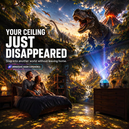 🎉🦖🎁360° Smart Holographic Starry Sky Projector
