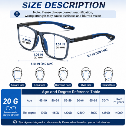 🔥 VisionSync AutoFocus+ Multifocal Glasses | Near-to-Far Vision for Adults 35+