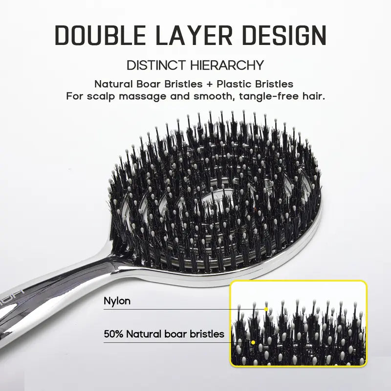 Anti-Static Hollow Round Bristle Brush