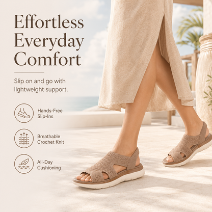 Skechers Slip-ins Summits Crochet Knit Sandals