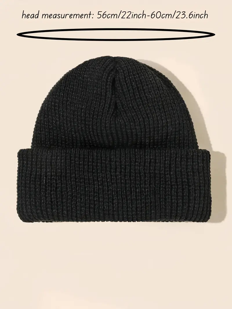 Men's Solid Color Beanie