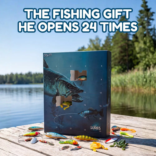 🎣🎄 Angler’s Advent Calendar – 24 Days of Fishing Lure Surprises for Anglers & Fishing Enthusiasts 🎁🐟✨