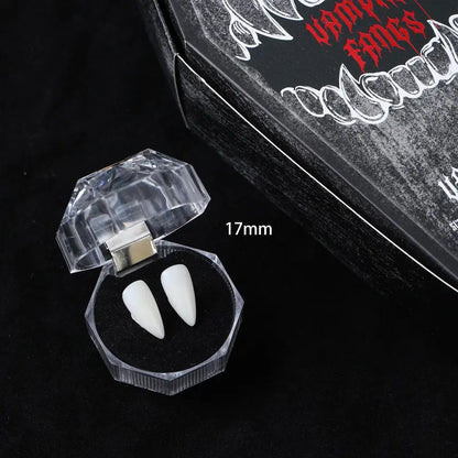 Creepy Reusable Vampire Fangs Denture Set