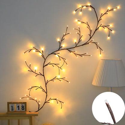 ✨ Flexible LED Branch Lights | Remote-Controlled Holiday Wall Decor