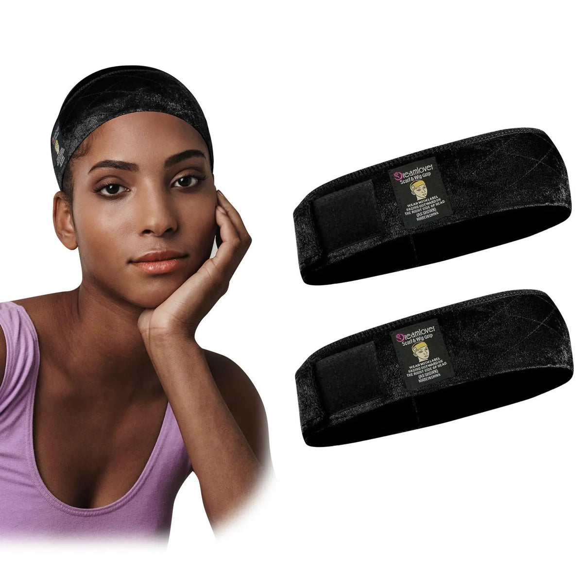 Non Slip Adjustable Velvet Headband