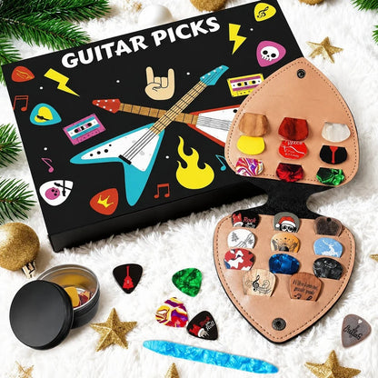 🎸 24-Day Guitar Pick Advent Calendar | Christmas Gift for Guitarists