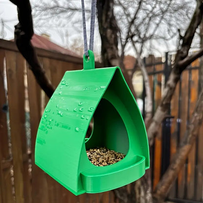 🔥BUY 2 FREE SHIPPING🐦Roofed Hanging Bird Feeder – Perfect for Your Garden