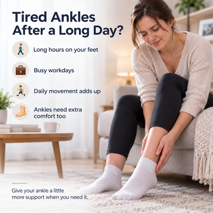 🔥 Smart Heated Ankle Support Wrap – Adjustable Digital Comfort Brace
