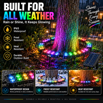 ✨45% OFF✨ One Tree. Endless Colors. – Solar RGB Landscape Ring Light