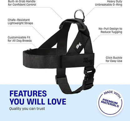 🐾 Dog Friendly Co. Harness– Safe, Secure & Ultra-Comfortable Fit for All Dogs